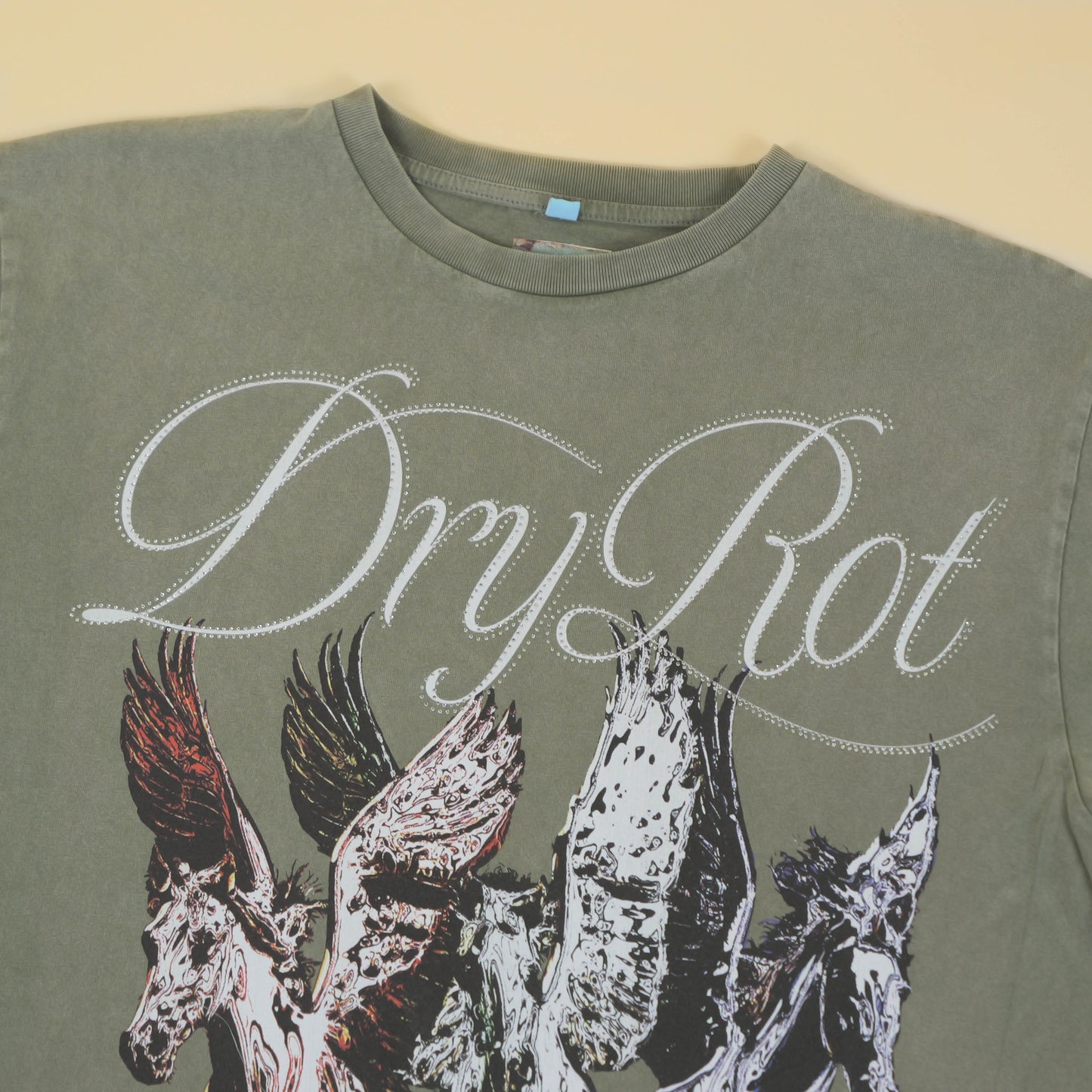 DRY ROT PEGASUS TEE GREEN