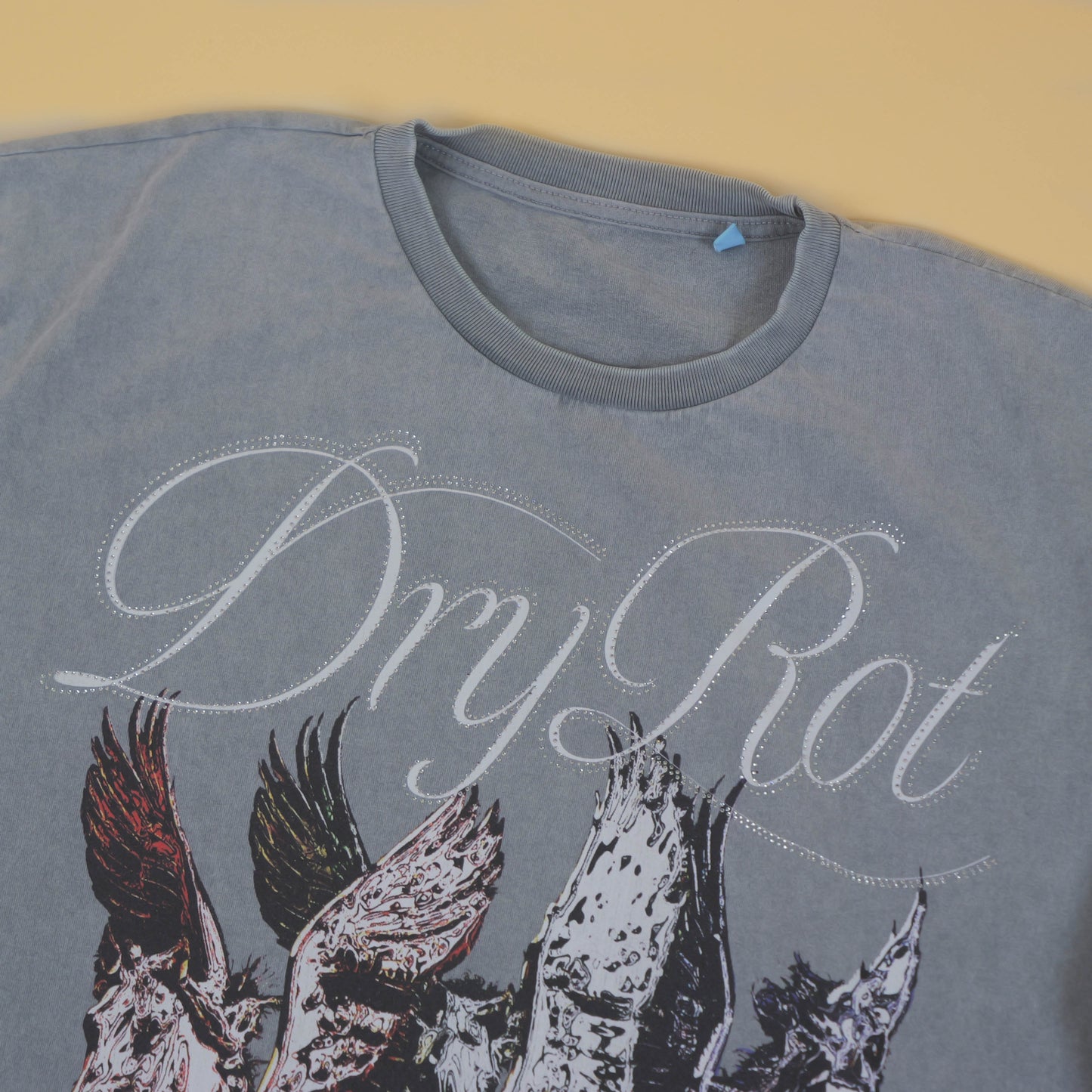 DRY ROT PEGASUS TEE GREY