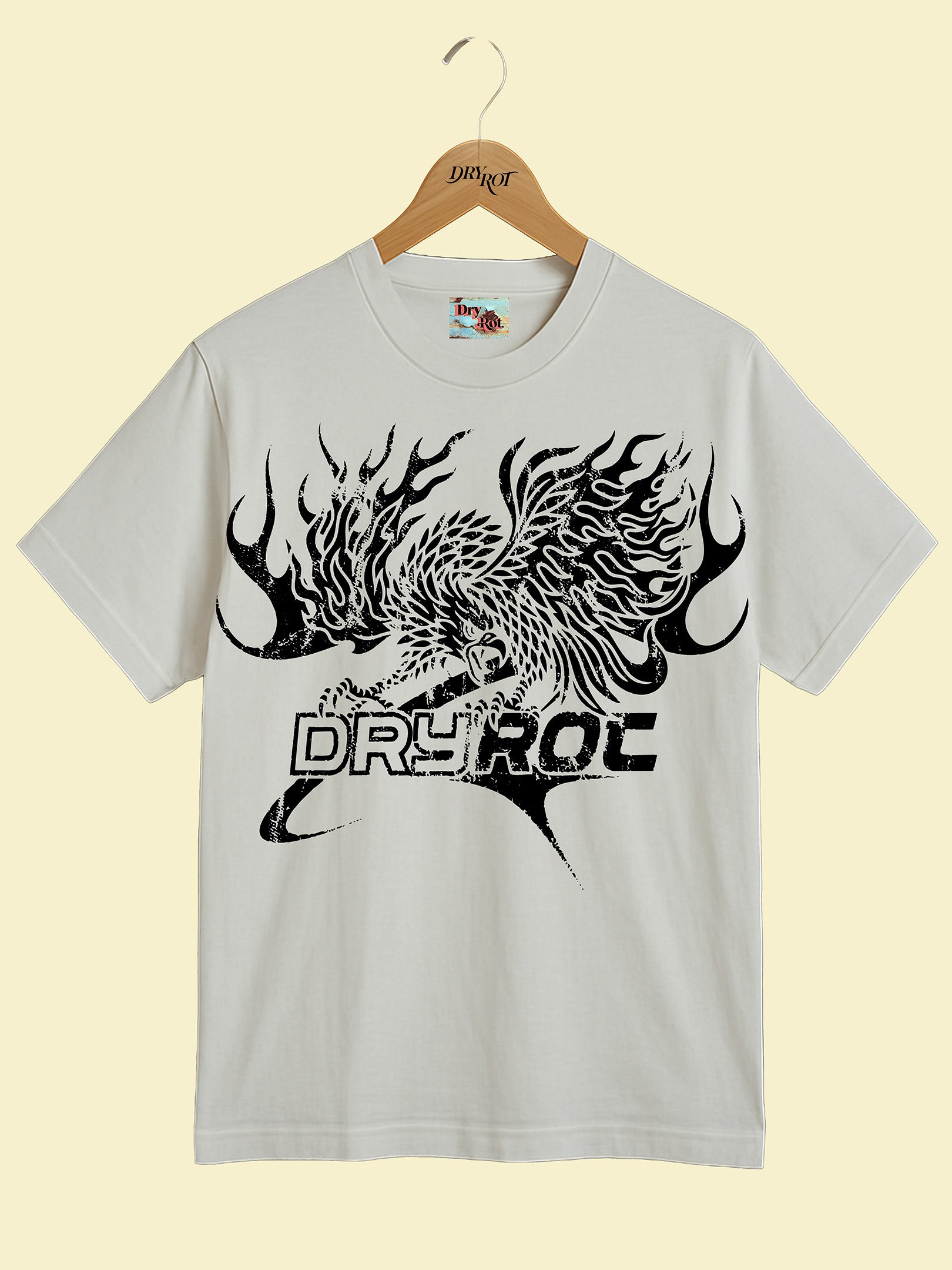 DRY ROT 1782 TEE CREAM