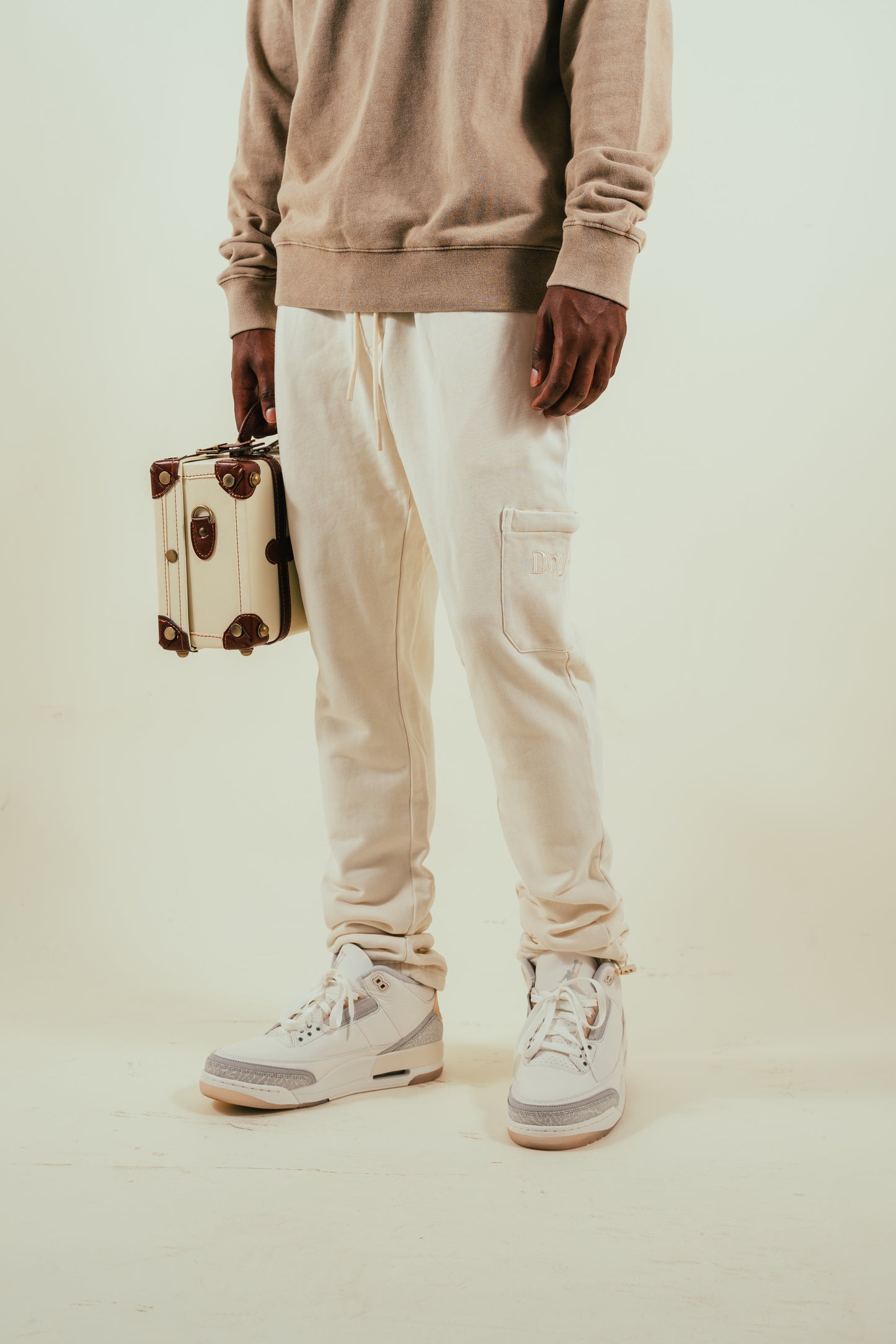 DRY ROT SWEATPANTS VINTAGE CREAM