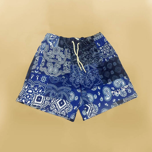 DRY ROT PAISLEY SHORTS BLUE