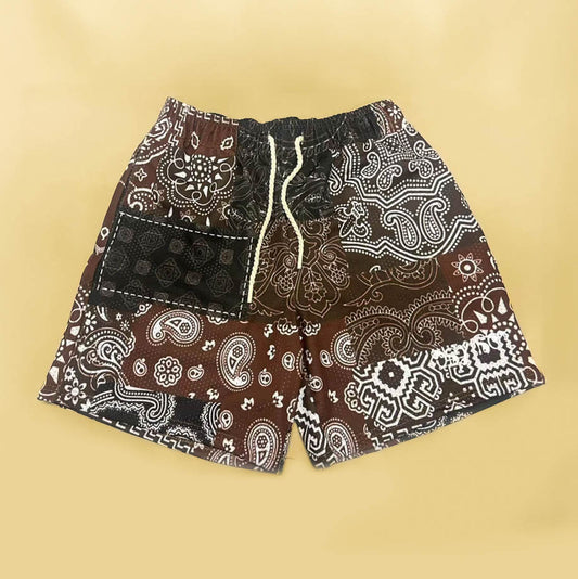 DRY ROT PAISLEY SHORTS BROWN