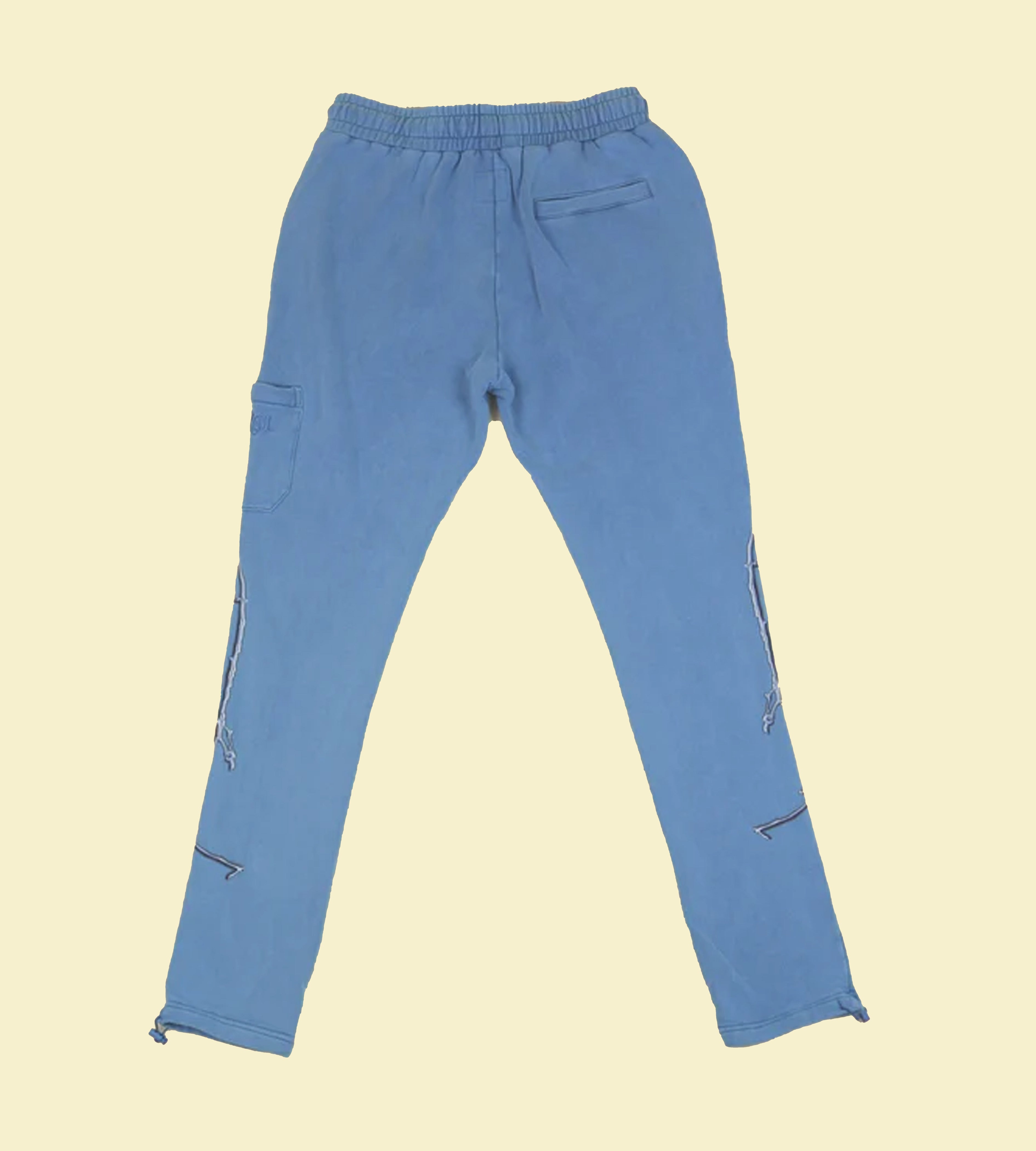 DRY ROT THORN SWEATPANTS BLUE