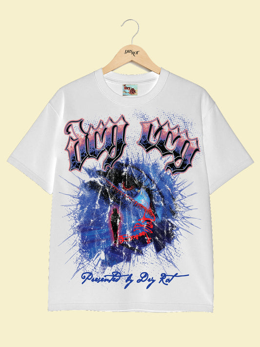 DRY ROT OVER SIZED DRY CRY TEE WHITE