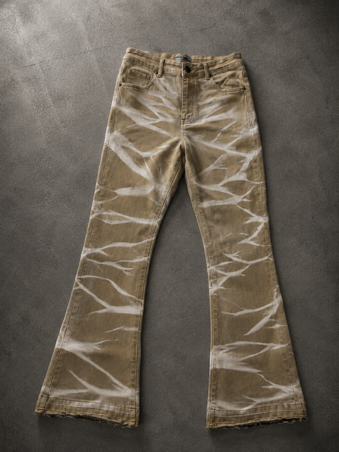 DRY ROT DYE TAN FLAIR DENIM