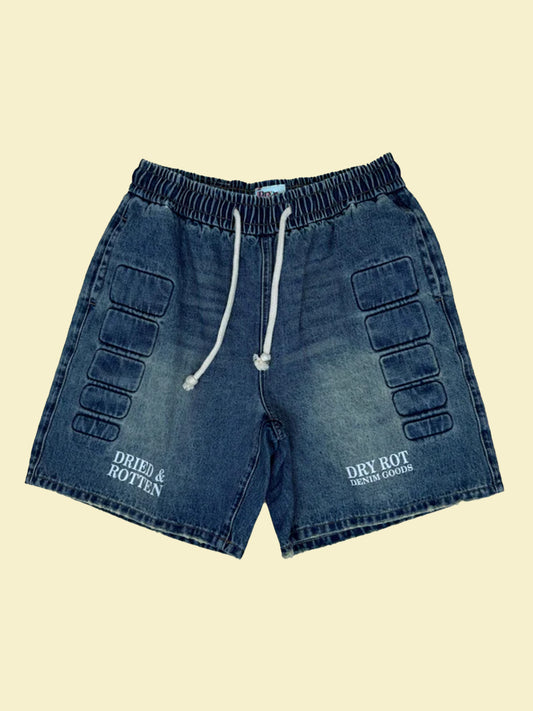DRY ROT DENIM GOODS SHORT BLUE WASH