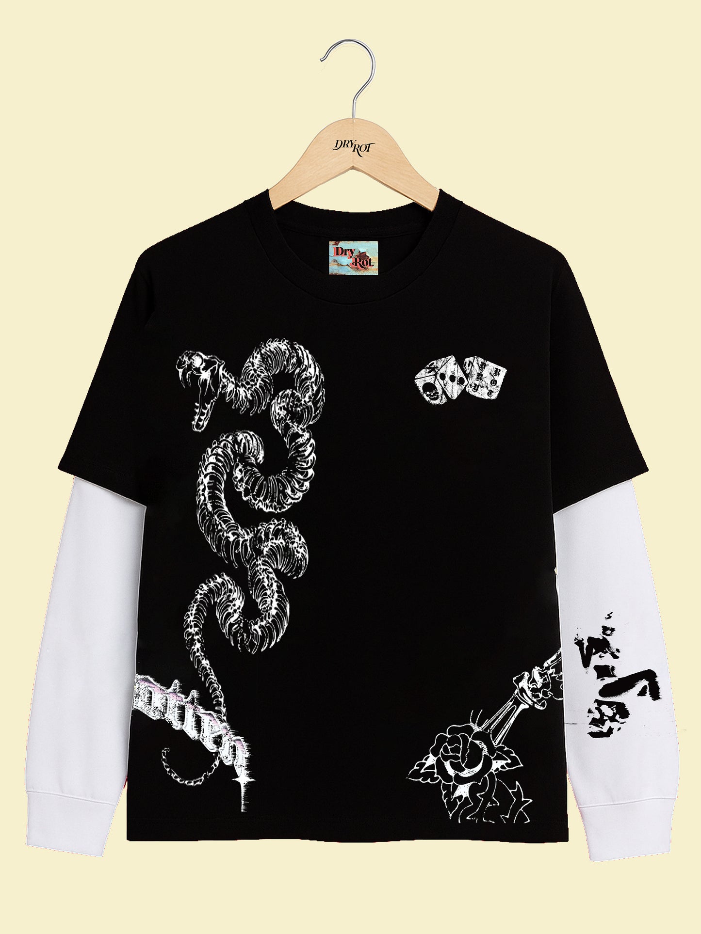 DRY ROT 4,5,6 DOUBLE LAYER L/S TEE