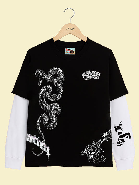 DRY ROT 4,5,6 DOUBLE LAYER L/S TEE