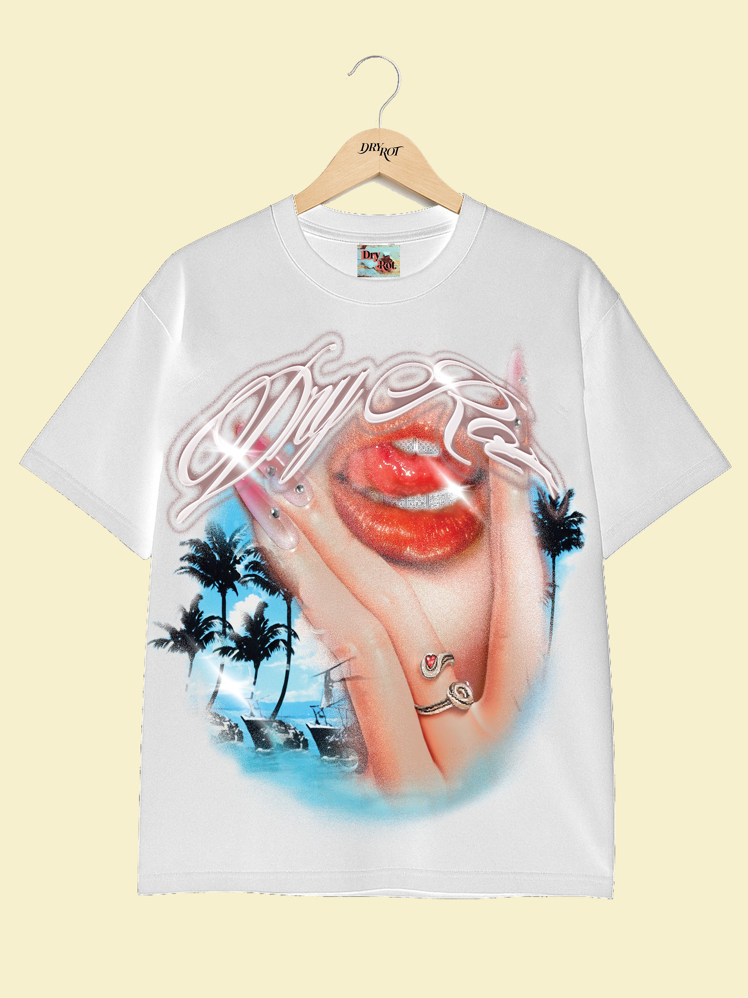 DRY ROT LOVE N LUST TEE WHITE