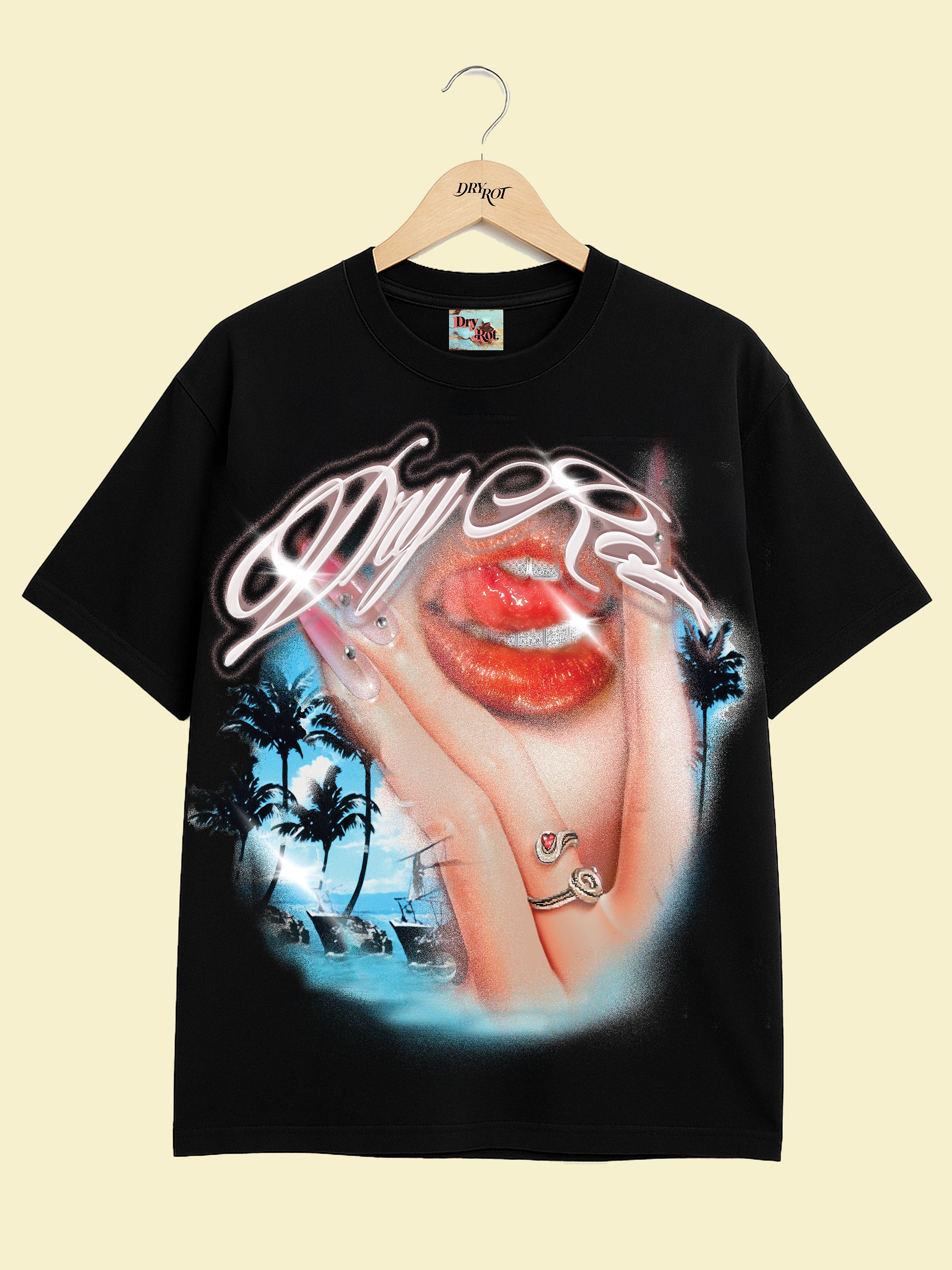 DRY ROT LOVE N LUST TEE BLACK