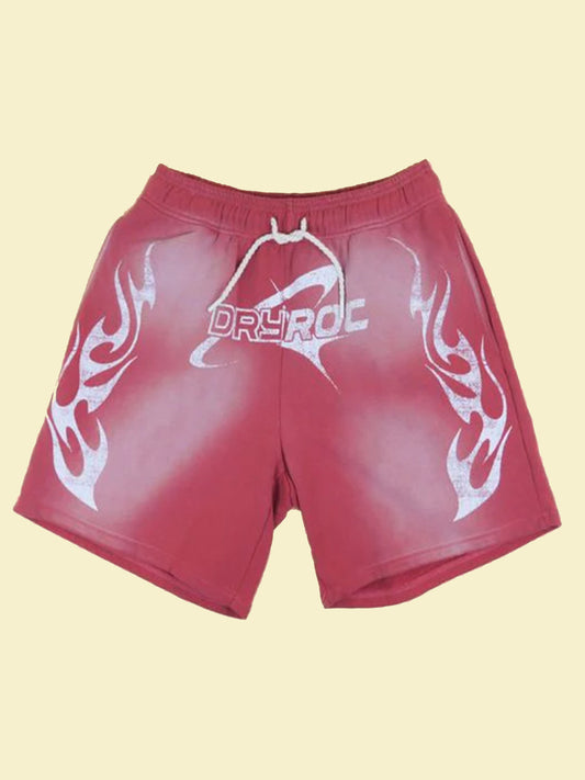 DRY ROT ROUGH RIDER COTTON SHORTS RED