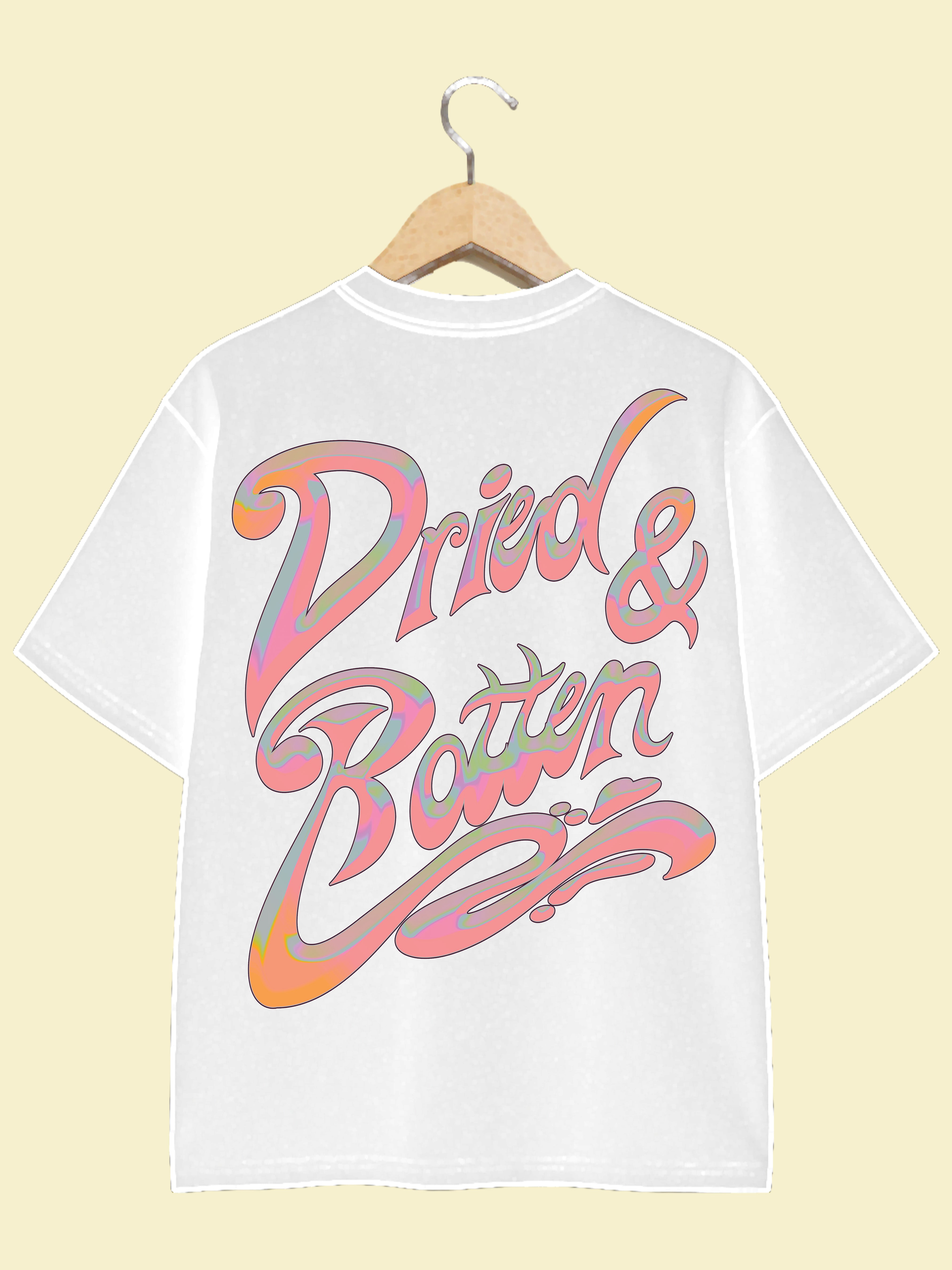 DRY ROT THE VIEW TEE WHITE