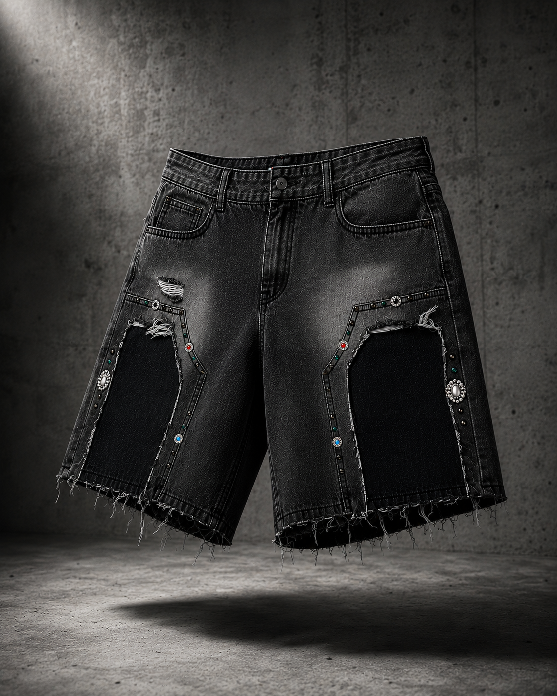 DRY ROT COWBOY JEWLZ BLACK DENIM
