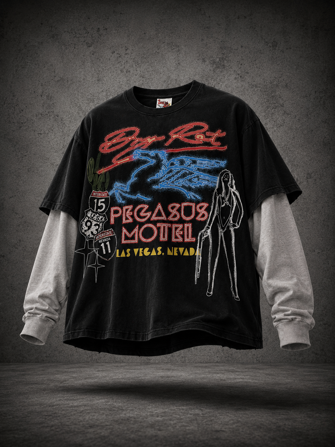 COMPLEXCON DRY ROT PEGASUS MOTEL DOUBLE LAYER L/S