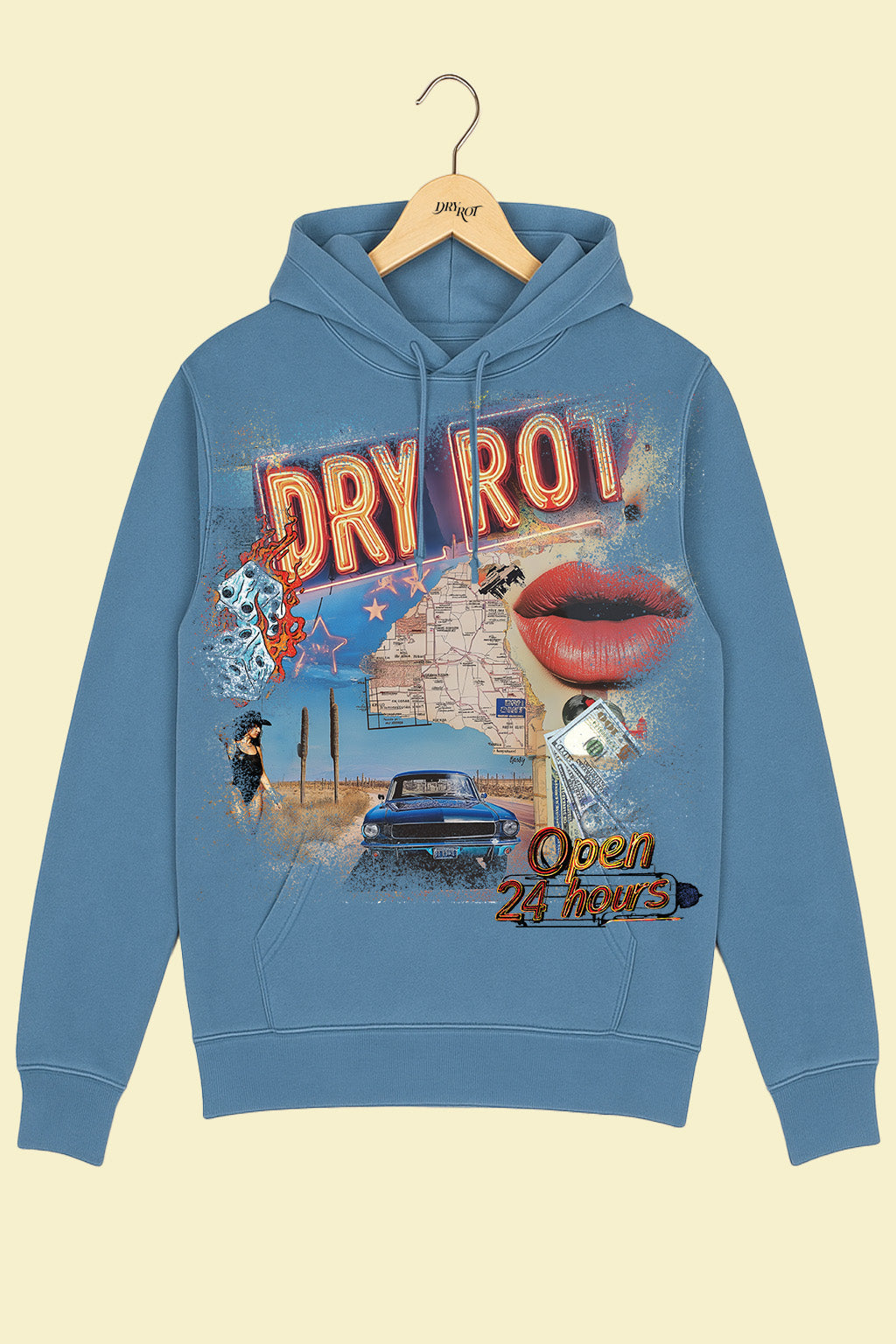 DRY ROT GUEST HOODIE BLUE