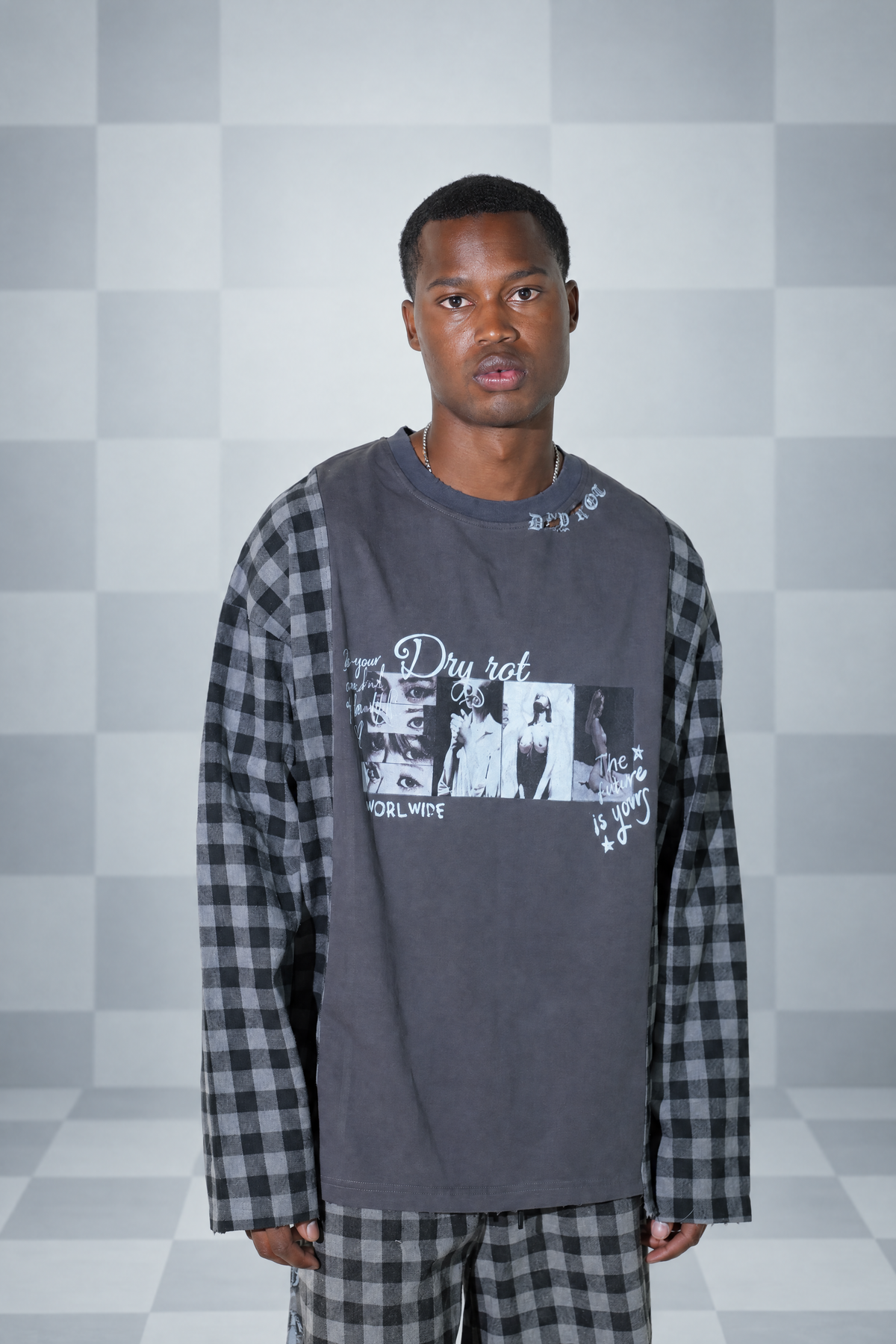 DRY ROT FLANNEL TEE