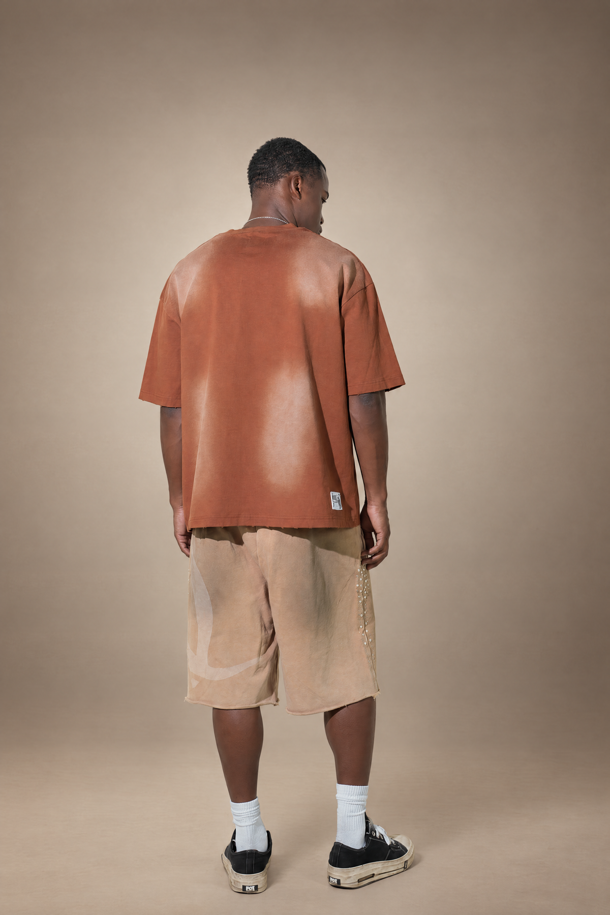 DRY ROT DUST & BLOOD COTTON SHORTS