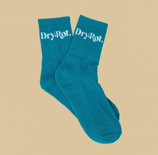 DRY ROT TEAL SOCKS