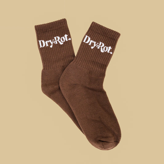 DRY ROT MOCHA SOCKS