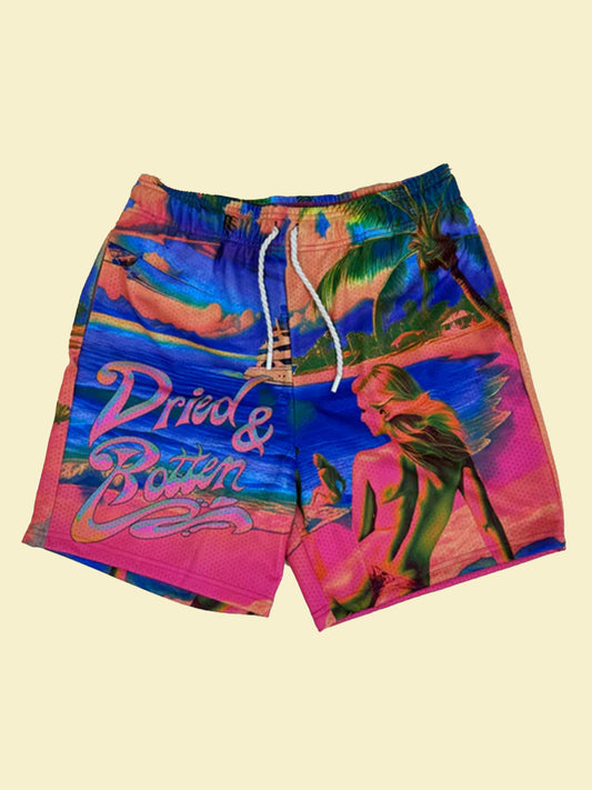 DRY ROT THE VIEW MESH SHORTS