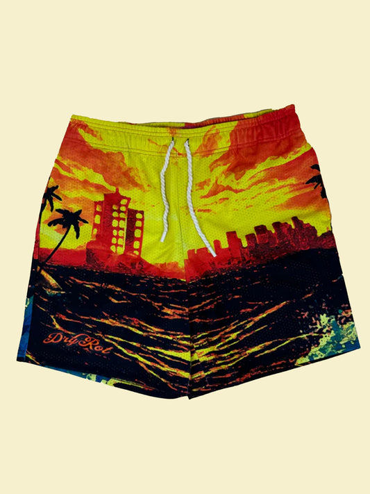 DRY ROT FAIRY TAIL MESH SHORTS